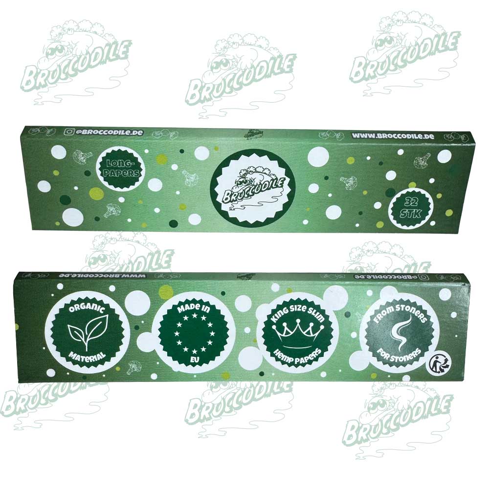 Broccodile Digitale Feinwaage 500g + 10x 32 Long Papers aus 100% Biohanf King Size Slim – Bild 3
