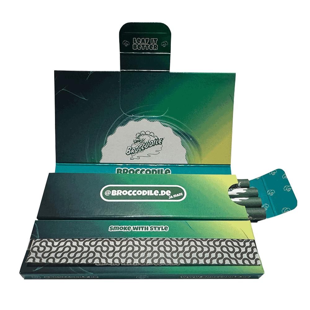 Broccodile Ultimate Session Bundle – Bio Grinder, Slim Filters, Joint Tube, Hemp Papers + Tips. Alles, was du brauchst für cleanes Rolling. – Bild 3
