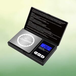 Broccodile Digitale Feinwaage 0,01 g – 500 g | Präzisionswaage mit 9 Wiegeeinheiten, Tara-Funktion & Batterieanzeige | inkl. 2x AAA Batterien